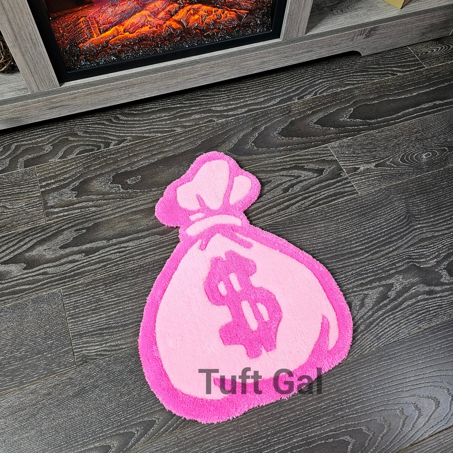 Pink Money Bag