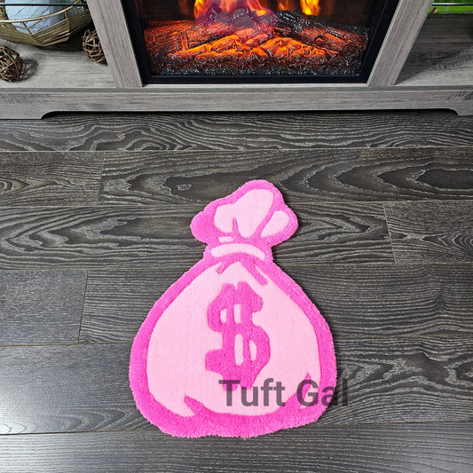 Pink Money Bag