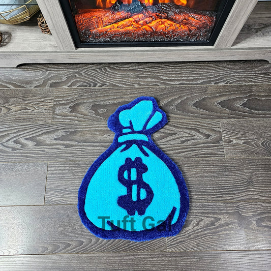 Blue Money Bag