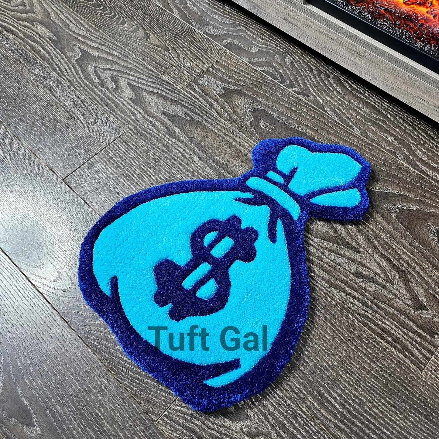 Blue Money Bag